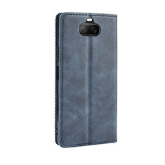 Funda de Cuero Cartera con Soporte Carcasa L01 para Sony Xperia 8 Azul