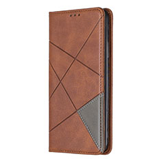 Funda de Cuero Cartera con Soporte Carcasa L01 para Sony Xperia L4 Marron