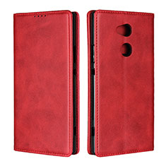 Funda de Cuero Cartera con Soporte Carcasa L01 para Sony Xperia XA2 Ultra Rojo