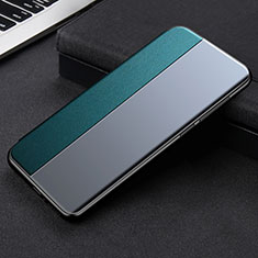 Funda de Cuero Cartera con Soporte Carcasa L01 para Xiaomi Mi 11 5G Cian