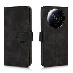 Funda de Cuero Cartera con Soporte Carcasa L01 para Xiaomi Mi 12 Ultra 5G Negro