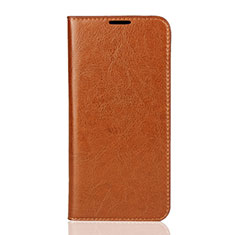 Funda de Cuero Cartera con Soporte Carcasa L01 para Xiaomi Mi 9 Naranja