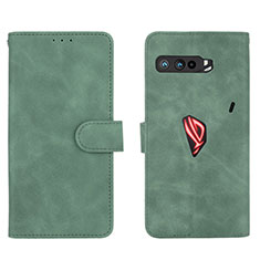 Funda de Cuero Cartera con Soporte Carcasa L01Z para Asus ROG Phone 3 Strix ZS661KS Verde