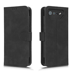 Funda de Cuero Cartera con Soporte Carcasa L01Z para Asus ROG Phone 7 Pro Negro