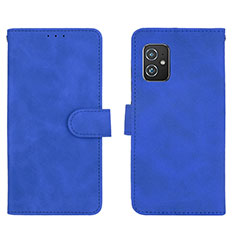 Funda de Cuero Cartera con Soporte Carcasa L01Z para Asus ZenFone 8 Mini Azul