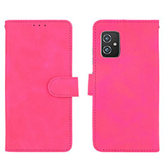 Funda de Cuero Cartera con Soporte Carcasa L01Z para Asus ZenFone 8 Mini Rosa Roja