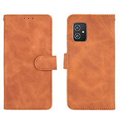 Funda de Cuero Cartera con Soporte Carcasa L01Z para Asus Zenfone 8 ZS590KS Marron