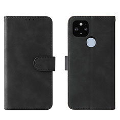 Funda de Cuero Cartera con Soporte Carcasa L01Z para Google Pixel 5a 5G Negro