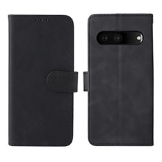 Funda de Cuero Cartera con Soporte Carcasa L01Z para Google Pixel 7 5G Negro