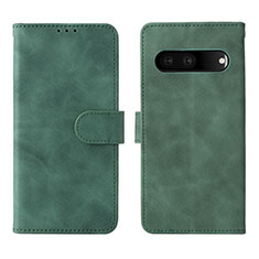 Funda de Cuero Cartera con Soporte Carcasa L01Z para Google Pixel 7 5G Verde