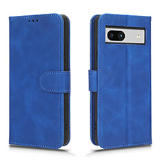 Funda de Cuero Cartera con Soporte Carcasa L01Z para Google Pixel 7a 5G Azul