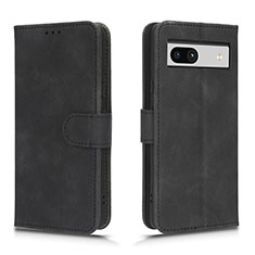 Funda de Cuero Cartera con Soporte Carcasa L01Z para Google Pixel 7a 5G Negro