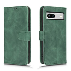 Funda de Cuero Cartera con Soporte Carcasa L01Z para Google Pixel 7a 5G Verde