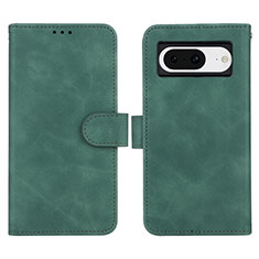 Funda de Cuero Cartera con Soporte Carcasa L01Z para Google Pixel 8 5G Verde