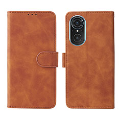 Funda de Cuero Cartera con Soporte Carcasa L01Z para Huawei Honor 50 SE 5G Marron