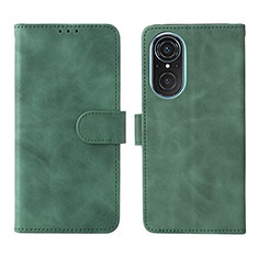 Funda de Cuero Cartera con Soporte Carcasa L01Z para Huawei Honor 50 SE 5G Verde