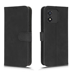 Funda de Cuero Cartera con Soporte Carcasa L01Z para Huawei Honor X5 Negro