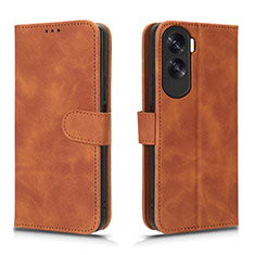 Funda de Cuero Cartera con Soporte Carcasa L01Z para Huawei Honor X50i 5G Marron