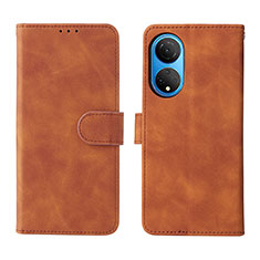 Funda de Cuero Cartera con Soporte Carcasa L01Z para Huawei Honor X7 Marron