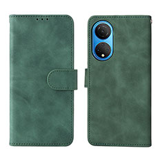 Funda de Cuero Cartera con Soporte Carcasa L01Z para Huawei Honor X7 Verde