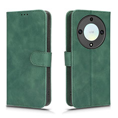 Funda de Cuero Cartera con Soporte Carcasa L01Z para Huawei Honor X9a 5G Verde