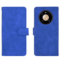 Funda de Cuero Cartera con Soporte Carcasa L01Z para Huawei Mate 40 Pro Azul