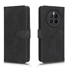 Funda de Cuero Cartera con Soporte Carcasa L01Z para Huawei Mate 50E Negro