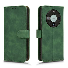 Funda de Cuero Cartera con Soporte Carcasa L01Z para Huawei Mate 60 Pro+ Plus Verde