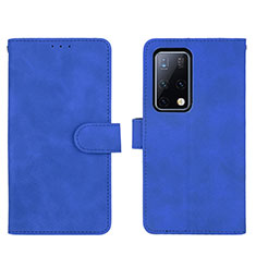 Funda de Cuero Cartera con Soporte Carcasa L01Z para Huawei Mate X2 Azul