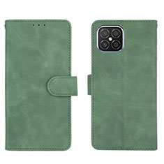 Funda de Cuero Cartera con Soporte Carcasa L01Z para Huawei Nova 8 SE 4G Verde