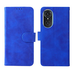 Funda de Cuero Cartera con Soporte Carcasa L01Z para Huawei Nova 9 SE Azul