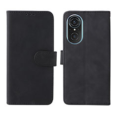 Funda de Cuero Cartera con Soporte Carcasa L01Z para Huawei Nova 9 SE Negro