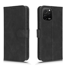 Funda de Cuero Cartera con Soporte Carcasa L01Z para Huawei Nova Y61 Negro