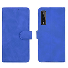 Funda de Cuero Cartera con Soporte Carcasa L01Z para LG Stylo 7 Azul