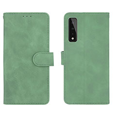 Funda de Cuero Cartera con Soporte Carcasa L01Z para LG Stylo 7 Verde