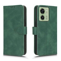 Funda de Cuero Cartera con Soporte Carcasa L01Z para Motorola Moto Edge (2023) 5G Verde