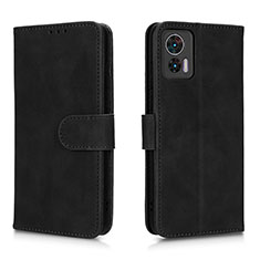 Funda de Cuero Cartera con Soporte Carcasa L01Z para Motorola Moto Edge 30 Neo 5G Negro