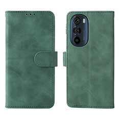 Funda de Cuero Cartera con Soporte Carcasa L01Z para Motorola Moto Edge 30 Pro 5G Verde