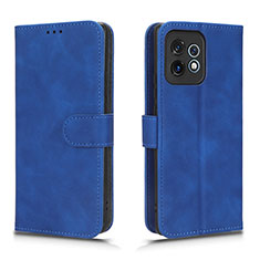 Funda de Cuero Cartera con Soporte Carcasa L01Z para Motorola Moto Edge 40 Pro 5G Azul