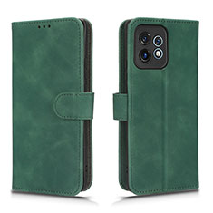 Funda de Cuero Cartera con Soporte Carcasa L01Z para Motorola Moto Edge 40 Pro 5G Verde