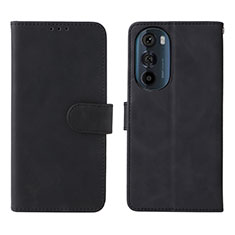 Funda de Cuero Cartera con Soporte Carcasa L01Z para Motorola Moto Edge Plus (2022) 5G Negro