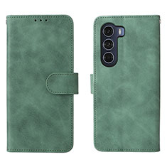 Funda de Cuero Cartera con Soporte Carcasa L01Z para Motorola Moto Edge S30 5G Verde