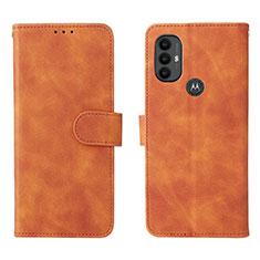 Funda de Cuero Cartera con Soporte Carcasa L01Z para Motorola Moto G Play Gen 2 Marron