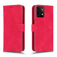 Funda de Cuero Cartera con Soporte Carcasa L01Z para Motorola Moto G Stylus (2023) 4G Rosa Roja