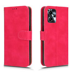 Funda de Cuero Cartera con Soporte Carcasa L01Z para Motorola Moto G13 Rosa Roja