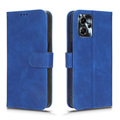 Funda de Cuero Cartera con Soporte Carcasa L01Z para Motorola Moto G23 Azul