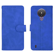 Funda de Cuero Cartera con Soporte Carcasa L01Z para Nokia 1.4 Azul