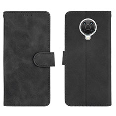 Funda de Cuero Cartera con Soporte Carcasa L01Z para Nokia 6.3 Negro