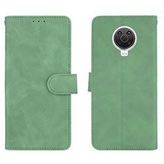 Funda de Cuero Cartera con Soporte Carcasa L01Z para Nokia 6.3 Verde