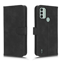 Funda de Cuero Cartera con Soporte Carcasa L01Z para Nokia C31 Negro